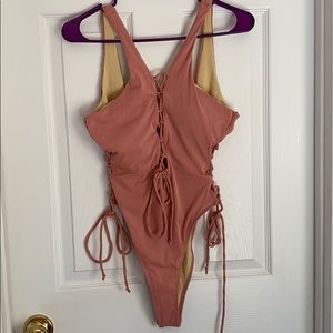 One piece bathing suit